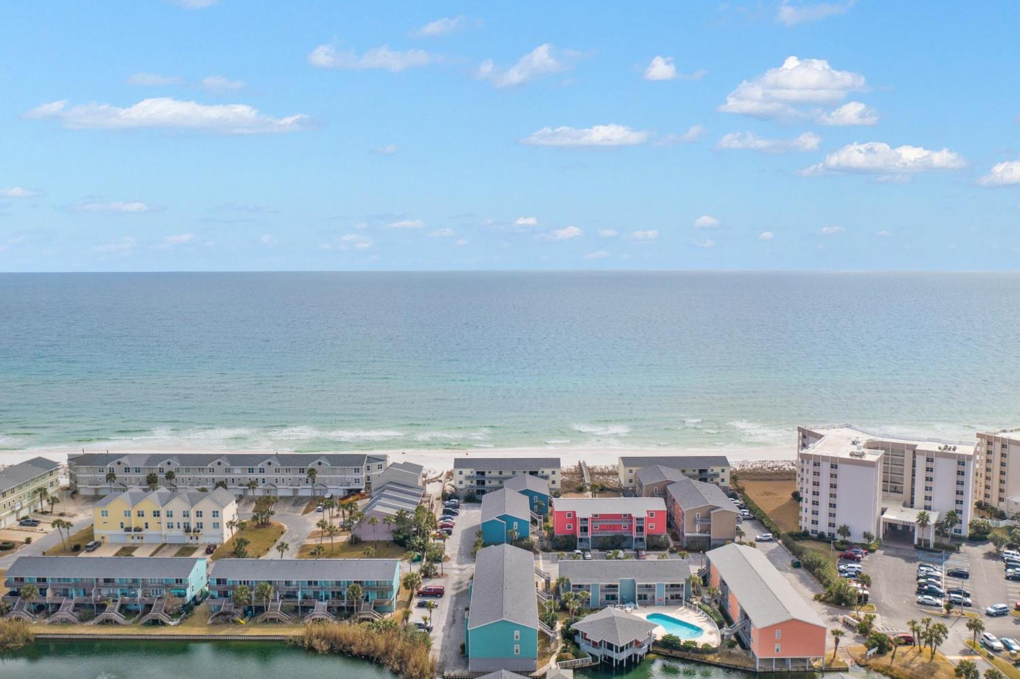 Villas On The Gulf L1- Ocean View Steps To Beach! Pensacola Beach Bagian luar foto
